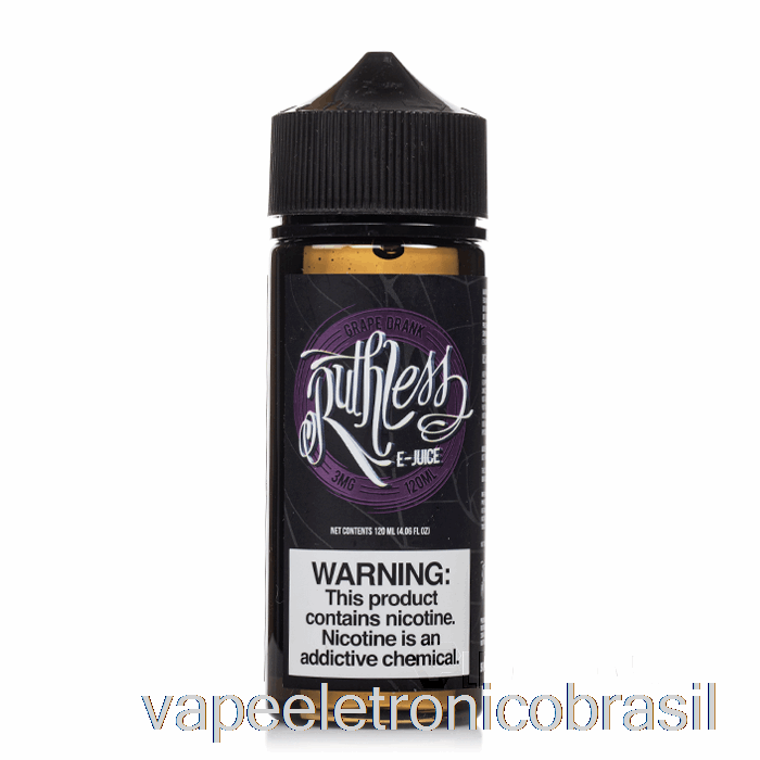 Vape Recarregável Grape Drink - Vapor Implacável - 120ml 0mg